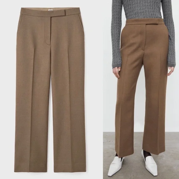 Toteme | Pants & Jumpsuits | Toteme Cropped Kick Wool